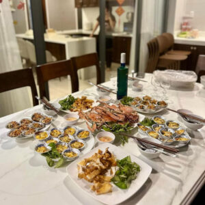 đồ nướng tại villa 3 phòng ngủ oceanami